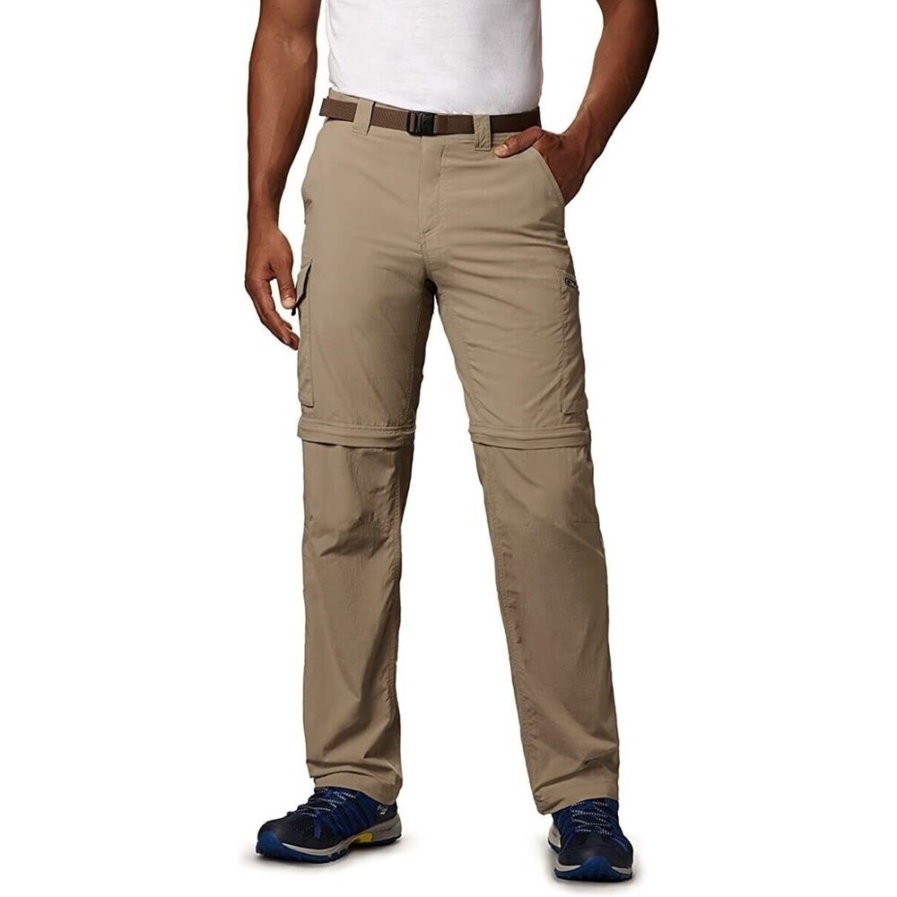 NEW Columbia Silver Ridge Convertible Pants Mens 44x32 Omni Shade Zip Off UPF 50